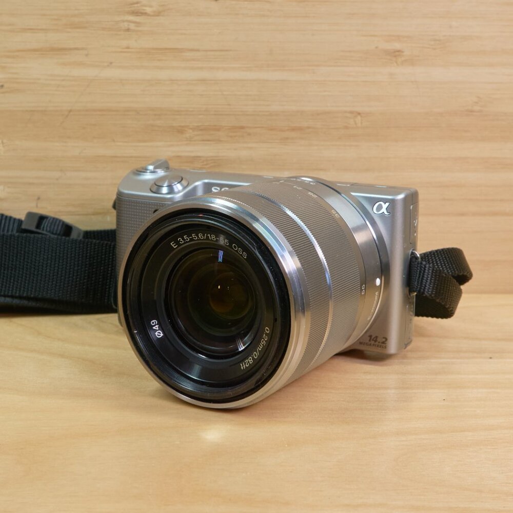 Sony Alpha NEX-5 14.2 MP Digital Camera, w/ 18-55mm Lens